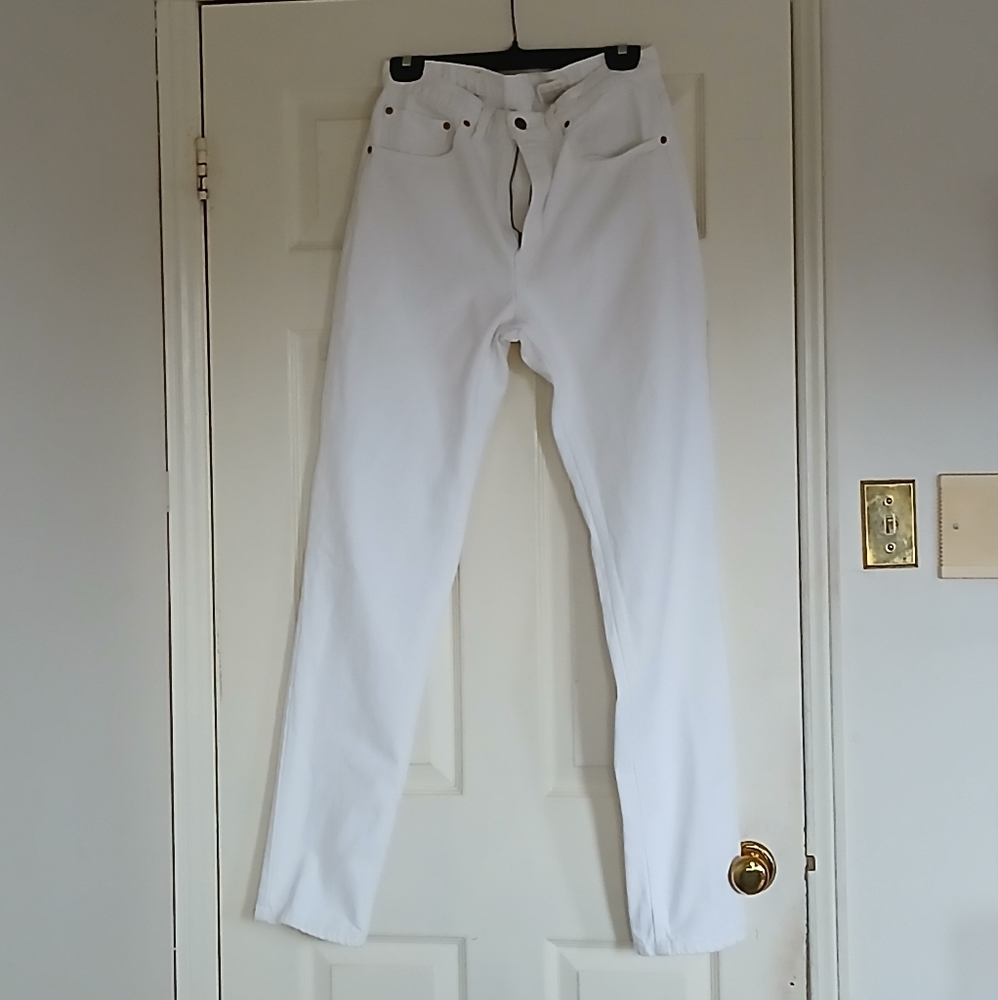 White Vintage Levis 512 Jeans Made In Canada